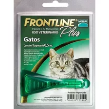 Pipeta Antiparasitário Para Carraptos Merial Frontline Plus Pulgas Y Garrapatas Para Gato