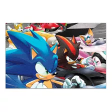 Quebra-cabeça Personalizado Sonic All Star 120 Peças