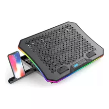 Base Ventilador Notebook Gamer Data Usb 6 Ventiladore Rgb 