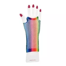 Guantes Red Mitones Par 20cm Multicolor Disfraz- Cc