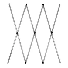 6 Peças Haste Barra 97cm Aço Metal Articulação Tenda Gazebo