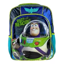 Mochila Escolar Grande Primaria Ruz Disney Toy Story Buzz Lightyear 174618 Boit Color Verde Diseño De La Tela Liso