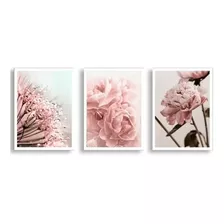 Quadros Decorativos Flowers New Grande Com Vidro