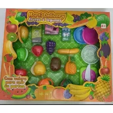 Brinquedos Frutas Com Velcro Pra Unir As Partes Horti Frutas