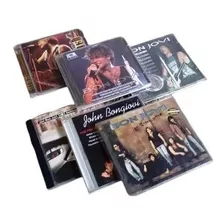 Lote 6 Cds Sendo 1 Duplo Bonjovi Bootlegs Europeus Raros