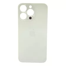 Vidro Traseiro Tampa iPhone 13 Pro Furo Maior Branco