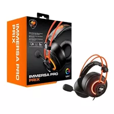 Audífono Gamer Cougar Immersa Pro Prix Rgb Sonido 7.1