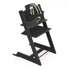 Tripp Trapp - Silla Alta De Stokke, Color Negro Roble, Ajust