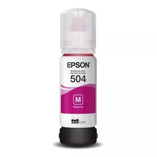 Refil Tinta Epson T504 Magenta L6161 L4150 L4160 Original