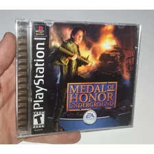 Medal Of Honor Underground Playstation Midia Prata!