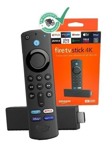 Amazon Fire Tv Stick 4k 8gb 1.5gb Ram 2022 Alexa 3gen Nfe 
