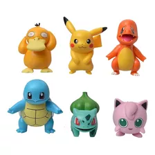 Pack De 6 Figuras Pokemon Pikachu