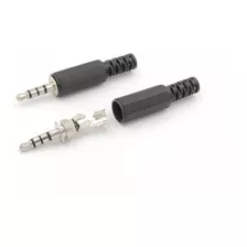 Ficha Plug Spica 3.5 Mm - 4 Contactos Pines - Aereo