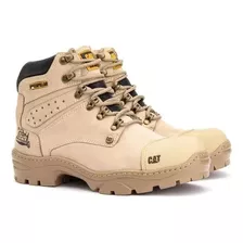 Bota Coturno Adventure Caterpillar Masculino Couro Legítimo