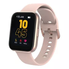 Smartwatch M1 Rose Ble 5.0 Hr A Prova De Água Leitura De Msg Atrio - Es435