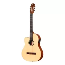 Guitarra Electroacústica Zurda Ortega Family Rce125sn-l