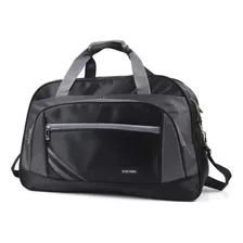 Bolso De Viaje Deportivo Peyton Amplio Cómodo Calidad Color Negro