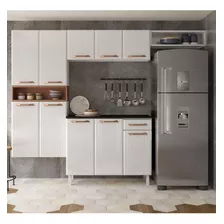 Cozinha De Aço Compacta Telasul Topázio Rosé 3 Peças Cor Branco/rosé