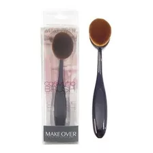 Brocha De Maquillaje Makeover Sintetica Para Rubor Cod 385 Color Negro