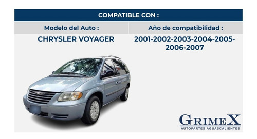 Espejo Chrysler Voyager 2001-01-02-03-04-05-06-2007-07 Man Foto 3