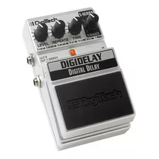 Pedal De Efecto Para Guitarra Electrica Digitech Digi Delay Color Plateado