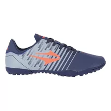 Botin Topper Futbol Hombre Kaiser Ii Tf Azul-gris-coral Cli