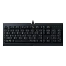 Teclado Gamer Razer Cynosa Lite Qwerty Inglés Us Color Negro Con Luz Rgb