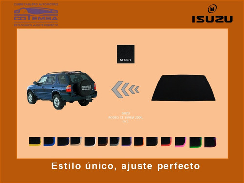 Cubre Cajuela Aut. Isuzu Rodeo De 1998 Al 2000, Izc1 Foto 2