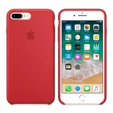Case Vermelha Silicone Compativel iPhone 7/8/7plus/8plus/xr