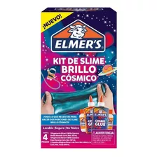 Kit Para Hacer Slime Brillo Cósmico Elmer's 4 Piezas