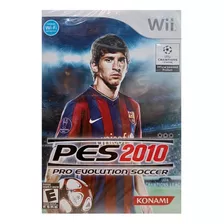 Pes 2010 Físico Para Nintendo Wii Pro Evolution Soccer Novo