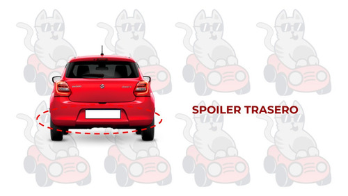 Spoiler Trasero Kia Forte L/lx 2019-19-2020-20 Ore Foto 5