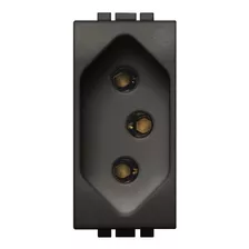 Tomada (modulo) 2p+t 20a Preta Living-light Bticino Sl4166s Cor Preto