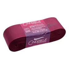 Fita De Gorgurão Cinderela Laços Artesanato 38mm 10m Cores Cor 106 Marsala