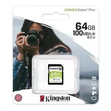 Tarjeta De Memoria Kingston Sds2-64gb Canvas Select Plus 64gb