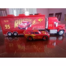 Camión Mack Rayo Mcqueen Rust -eze + Auto 