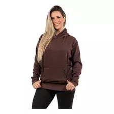 Casaco Moletom Feminino Blusa De Frio Canguru Inverno