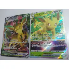 Card Pokémon Rifia (leafeon) V Max E V Star - Original Japo