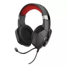 Headset Gaming Trust Gxt 323 Carus Preto