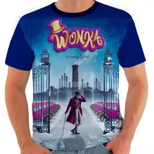 Camiseta Camisa Blusa Wonka Fantástica Fábrica Chocolate