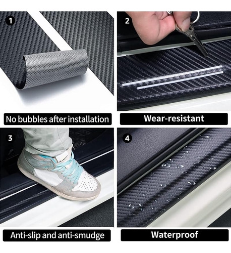 4pcs Car Door Sill Protector For Lexus Rx350 Ux200 Nx300 Is3 Foto 3