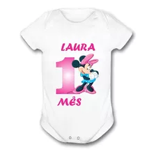 Body Bebê Mesversário Temático Menina Personalizado