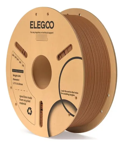 Filamento Pla Elegoo 1.75Mm 1Kg Impresora 3D - Marrón