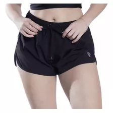 Shorts Feminino Elastano Shortinho De Praia Piscina Preto