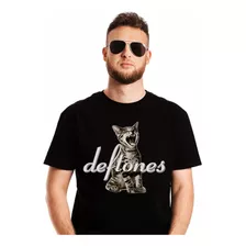 Polera Deftones Logo Gato Rock Abominatron