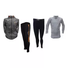 Combo Hombre!! Conjunto Deportivo + Conj. Termico (bl)