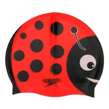 Touca De Silicone Infantil Speedo Joaninha Cap Cor Vermelho Tamanho Único