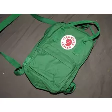 Mochila Fjall Raven Kanken Mini Verde Excelente Estado 