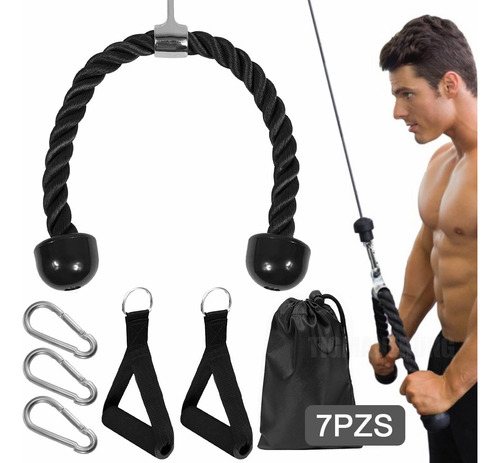 7pz Cuerda De Entrenamiento De Tríceps / Tirador De Fitness