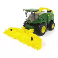 Miniatura Trator Forrageira 8600 John Deere Escala 1/64 Tomy Cor Verde